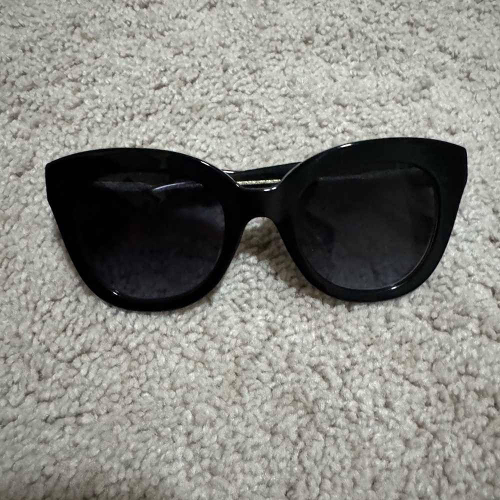 Kate Spade Black Cat Eye Sunglasses